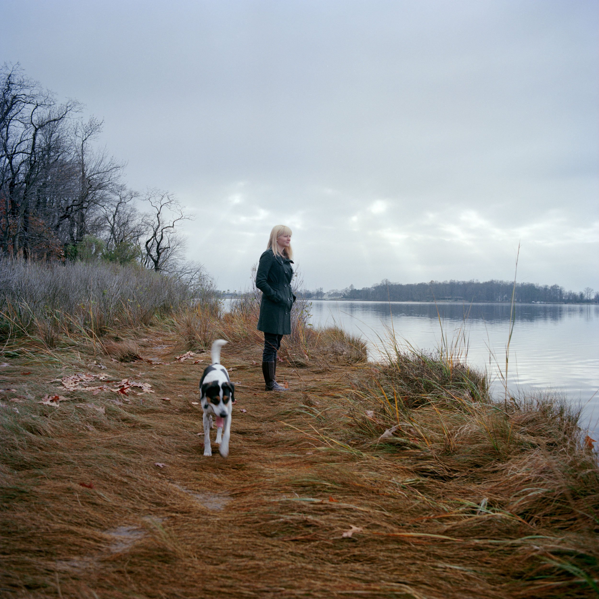 Sandy and Molly on Wye Island, Thanksgiving 2009