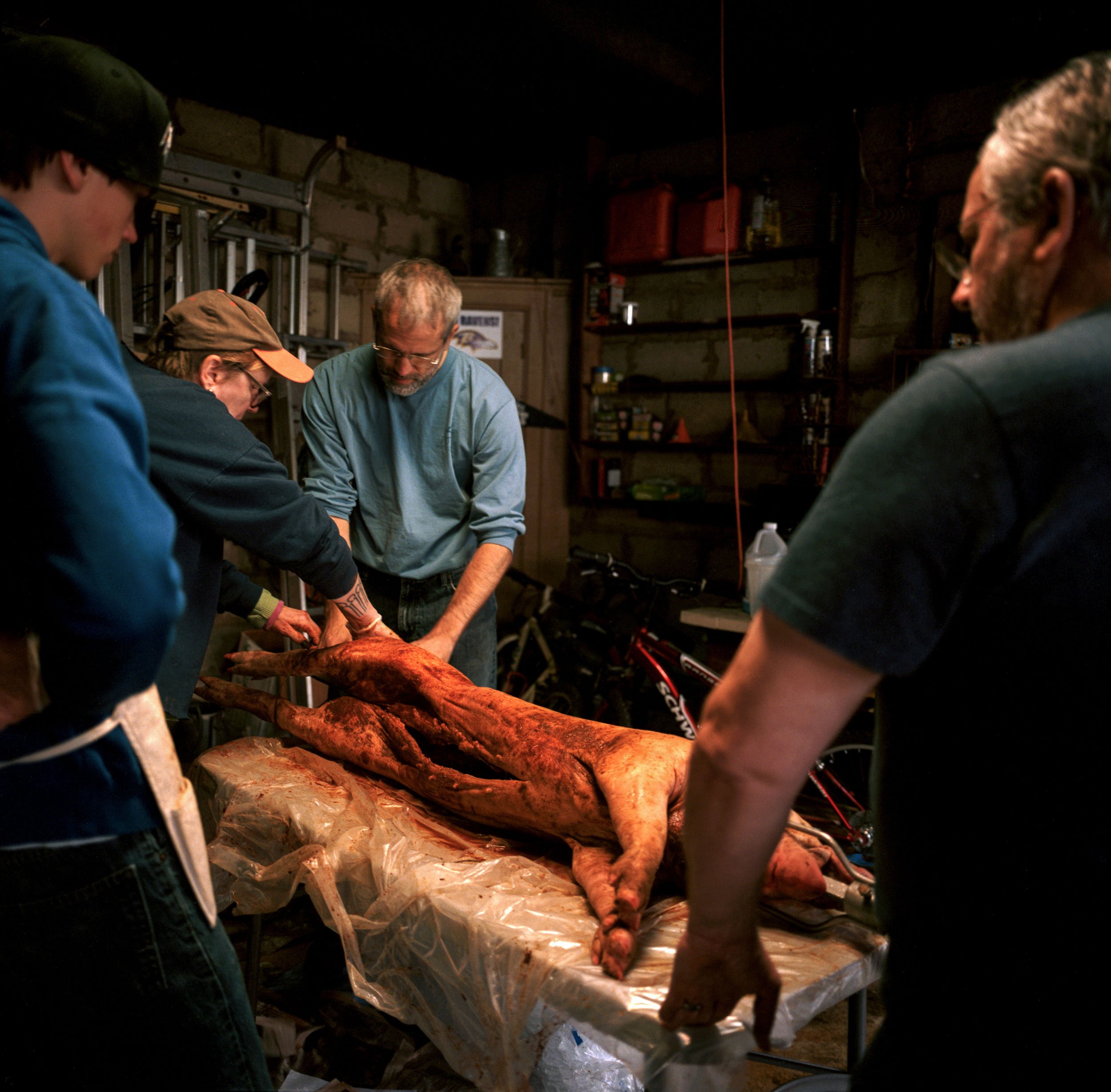 Pig Roast Prep, Baltimore