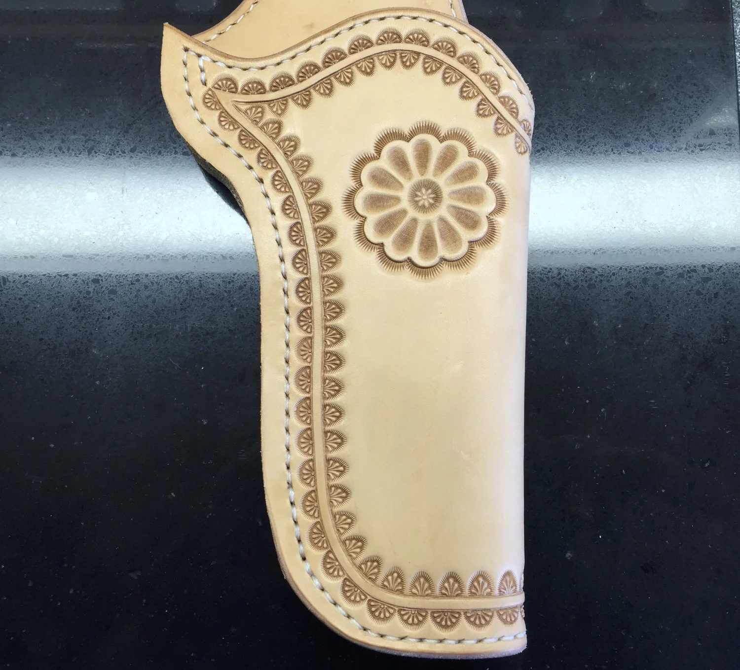 Welt Stitched And Trimmed, Ready To Sand And Burnish