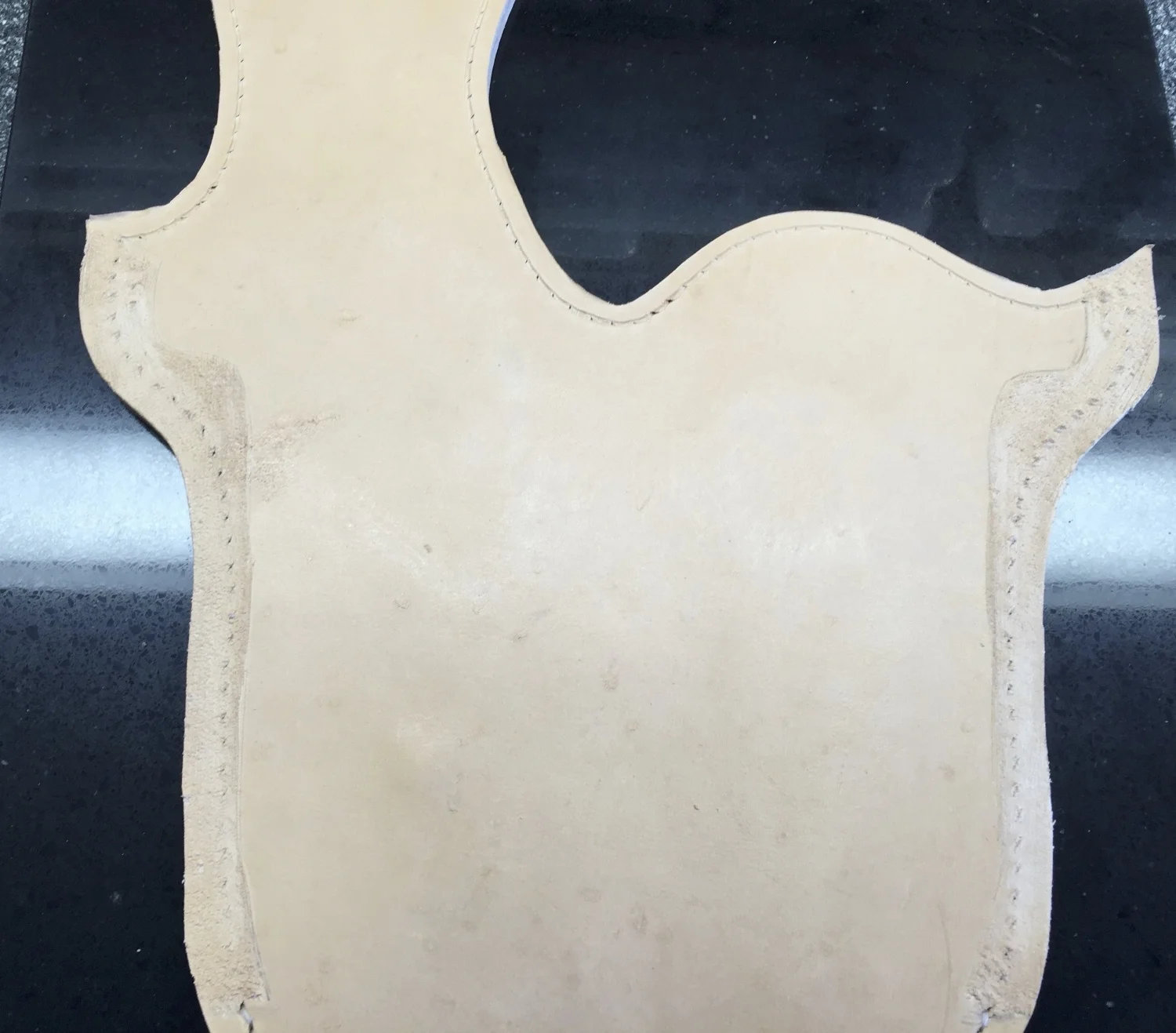 Prepped For Stitching And Welt Installation
