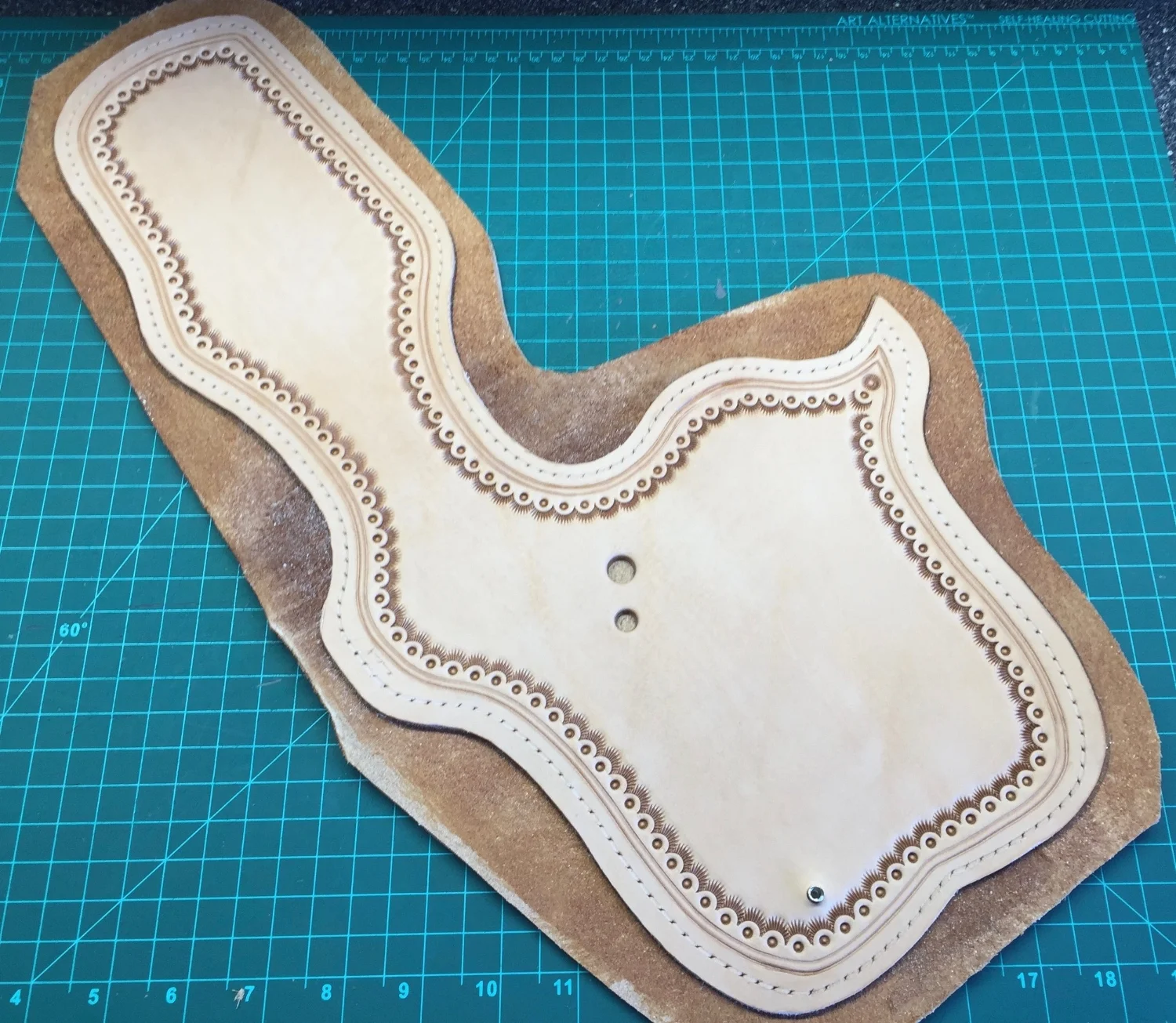 Glued, Ready To Trim