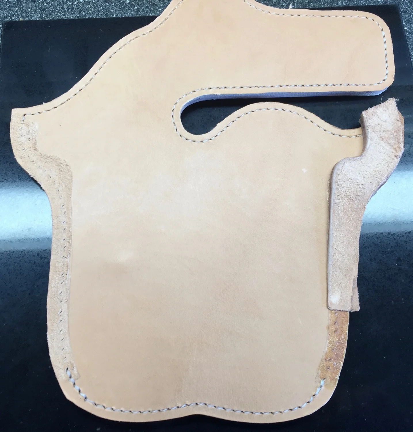 Welt Glued In Place