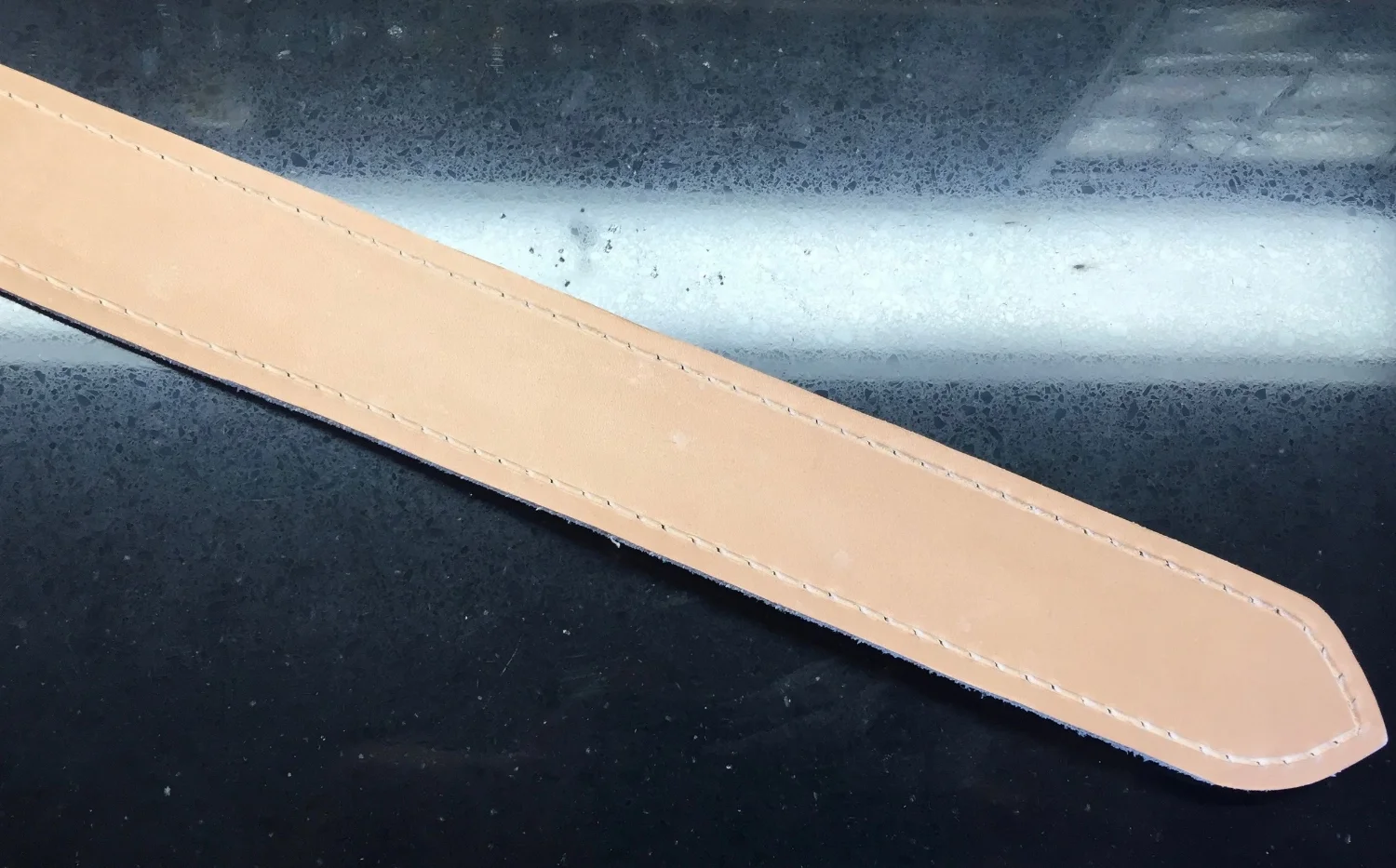 Stitch Groove Cut, Holes Punched