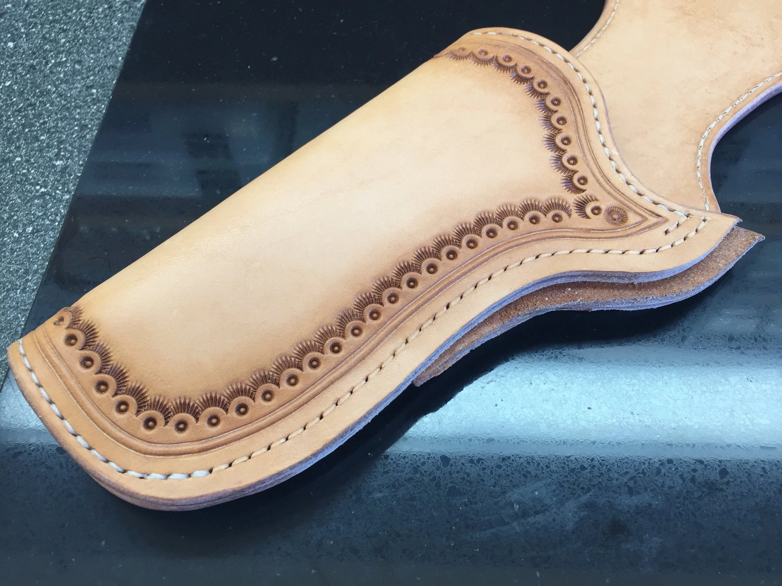 Welt Glued, Prepped For Stitching
