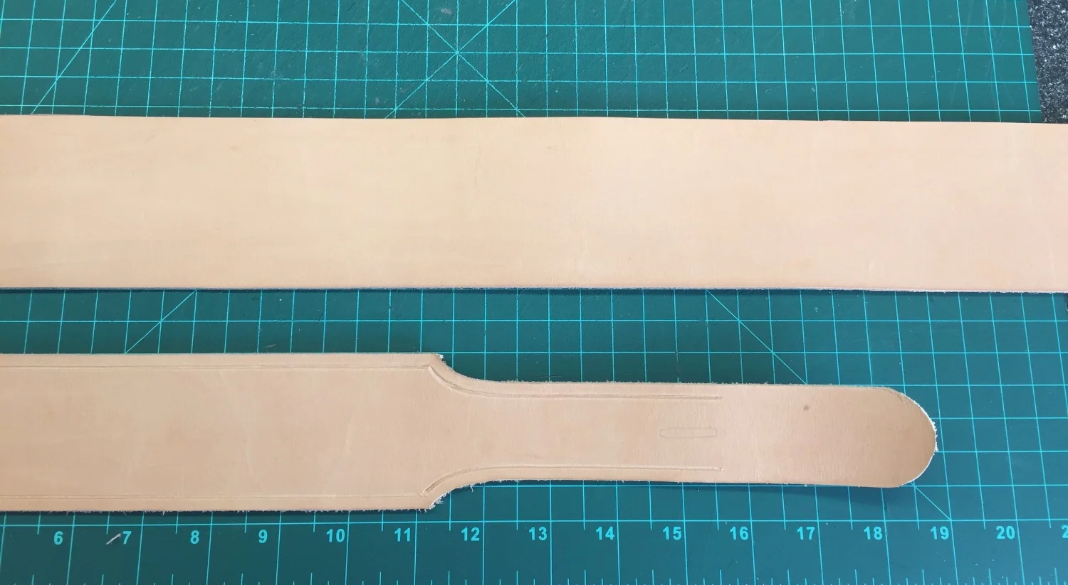 Pattern Developed, Leather Selected and Cut