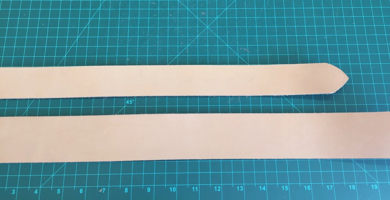 Pattern Developed, Leather Cut