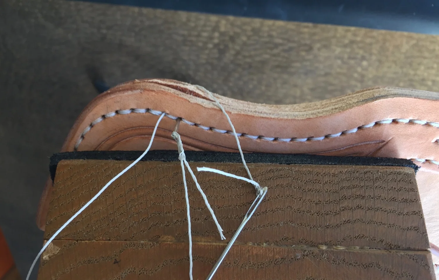 Stitching The Welt