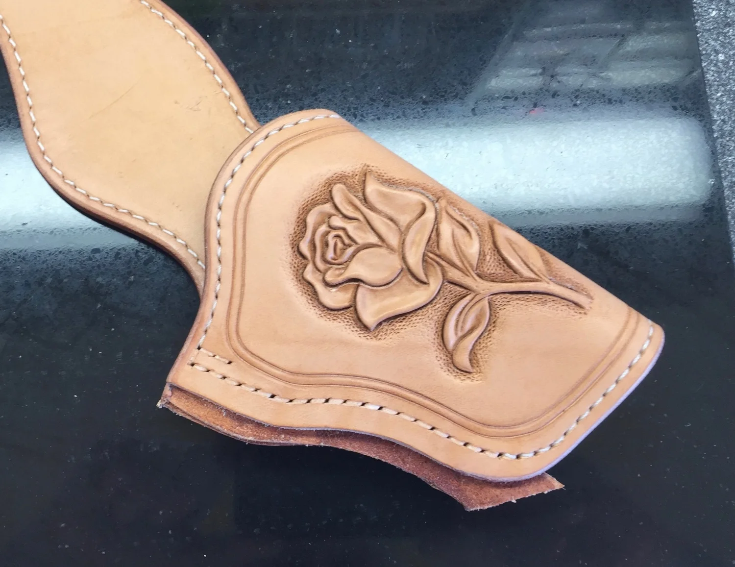 Welt Glued, Prepped For Stitching