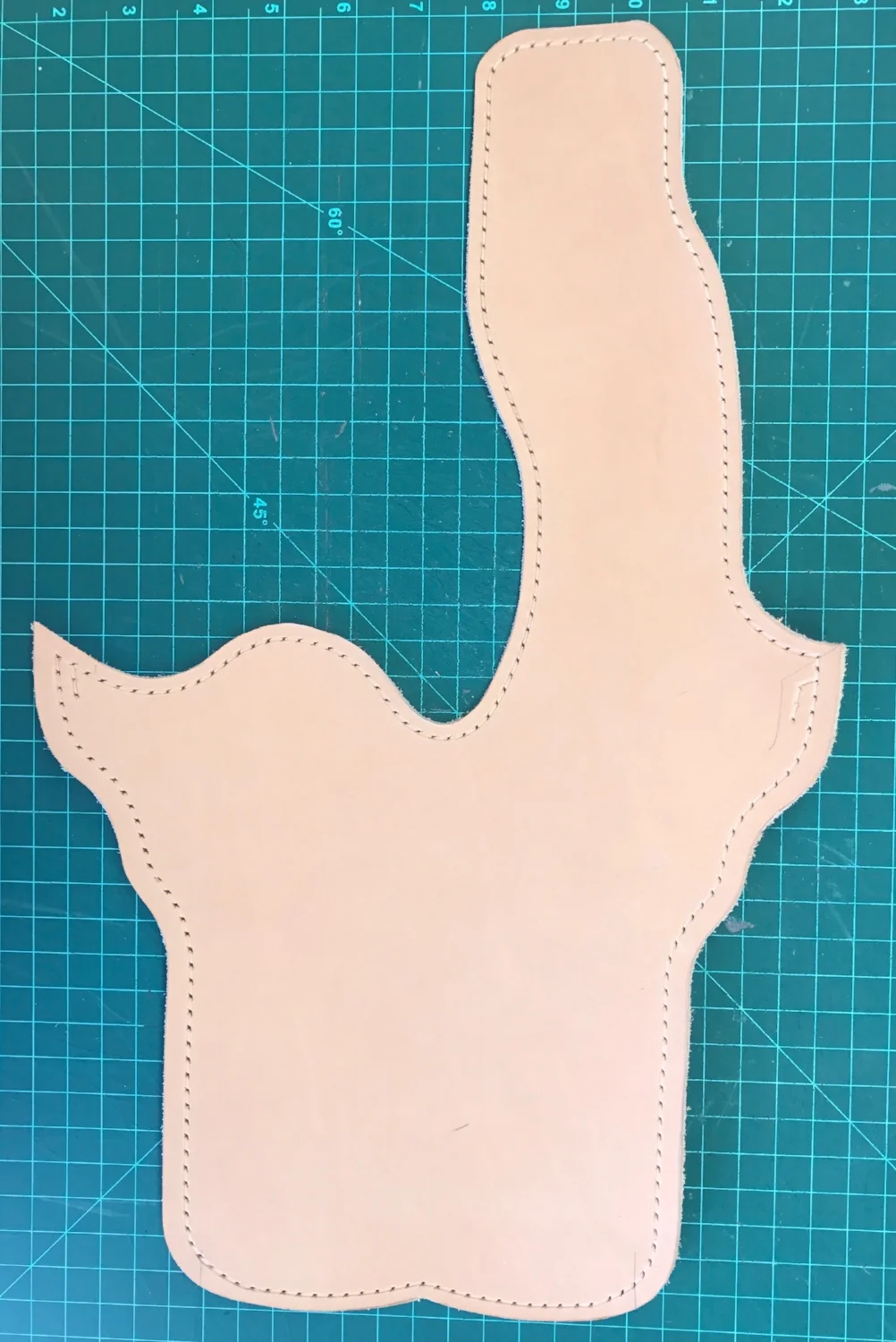 Stitch Groove Cut, Holes Punched