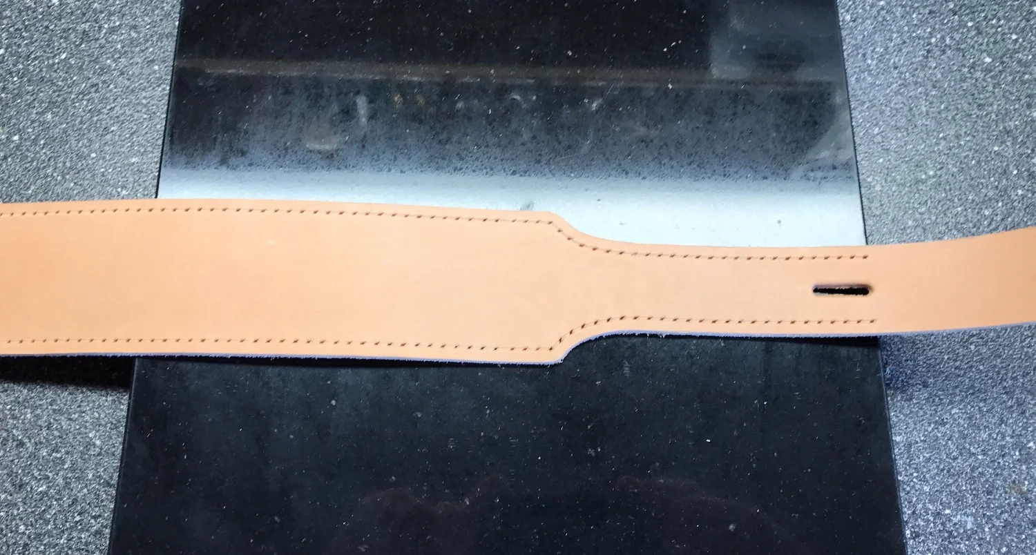 Stitch Groove Cut, Holes Punched