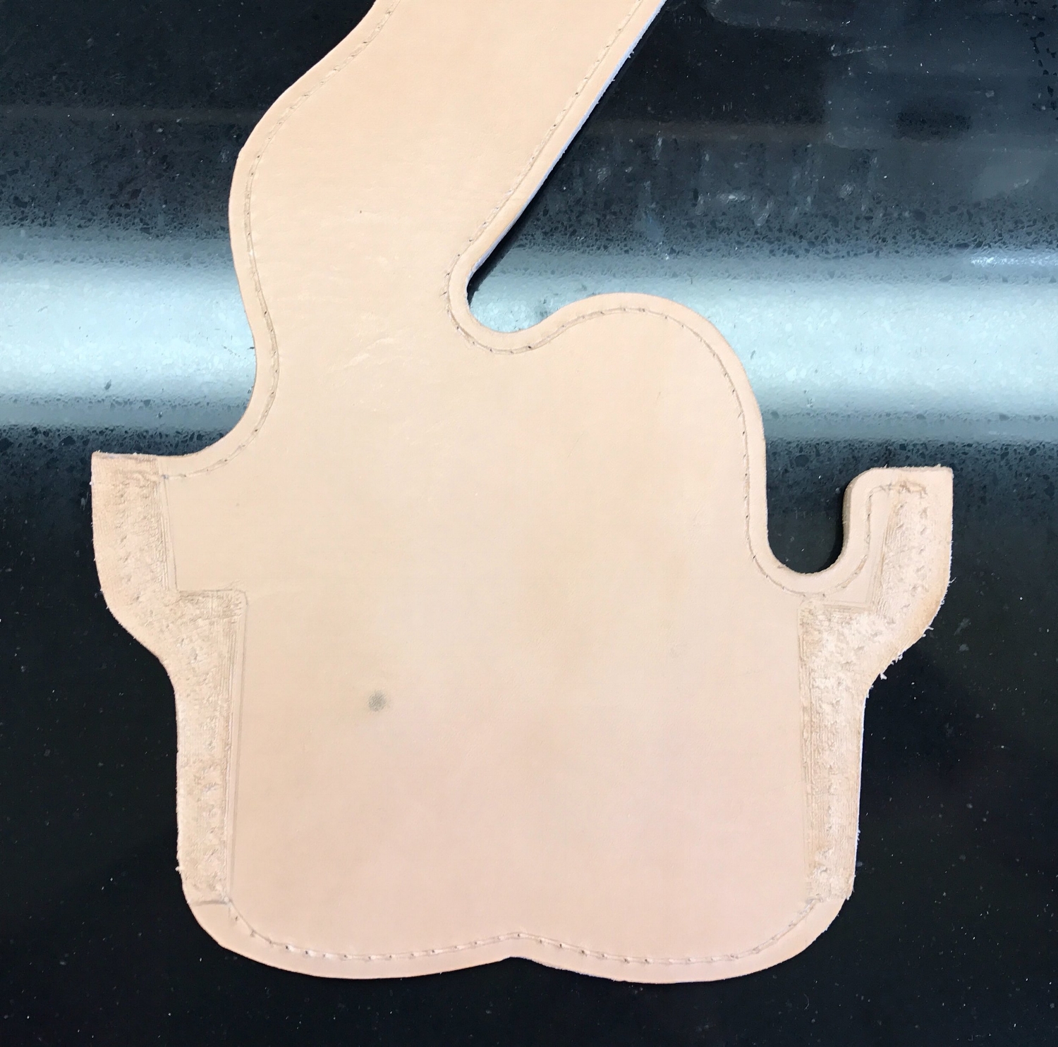 Prepped for Stitching And Welt Installation