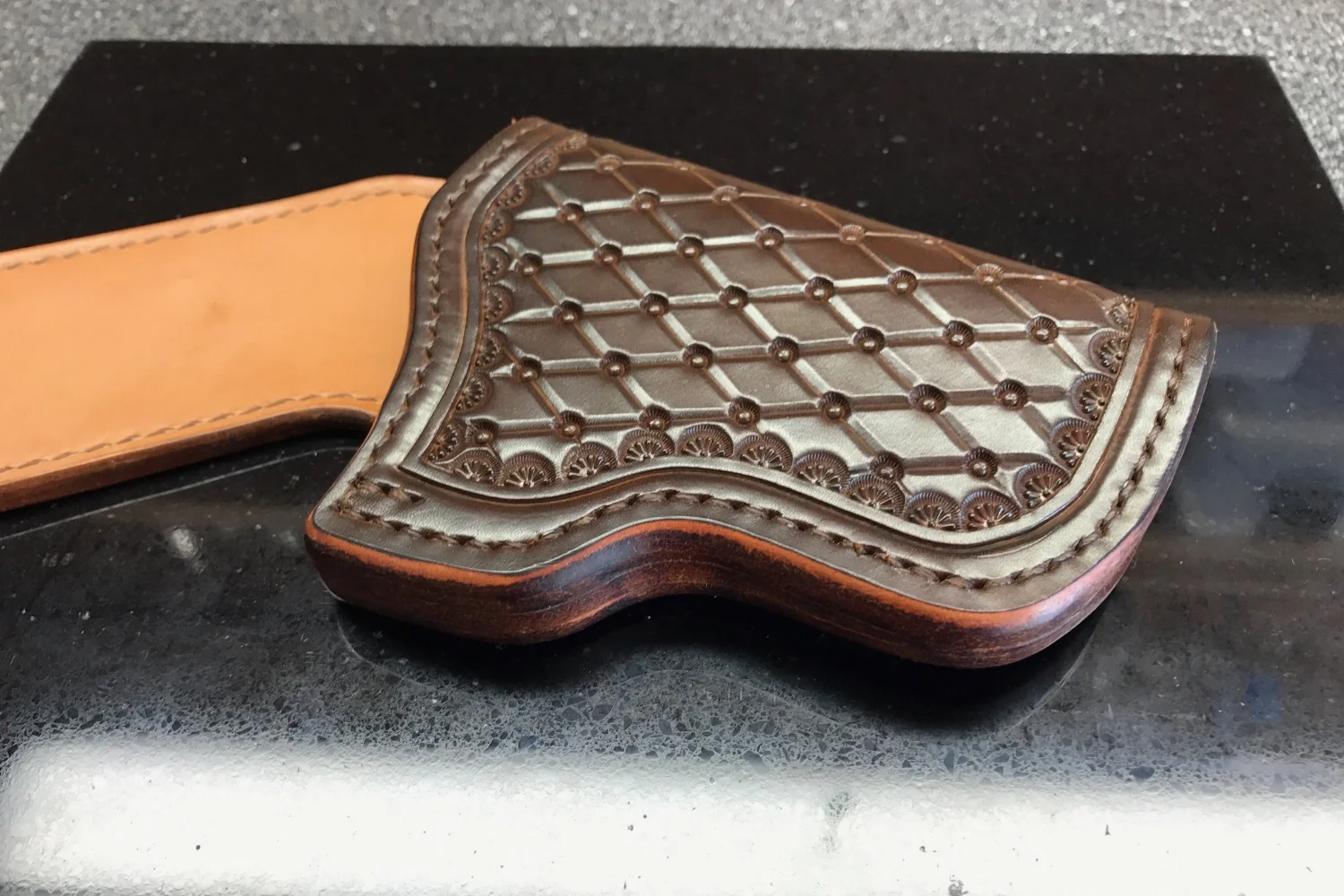 Edges Beveled and Burnished