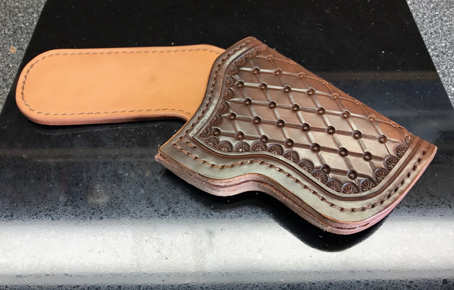 Wet Glued and Trimmed