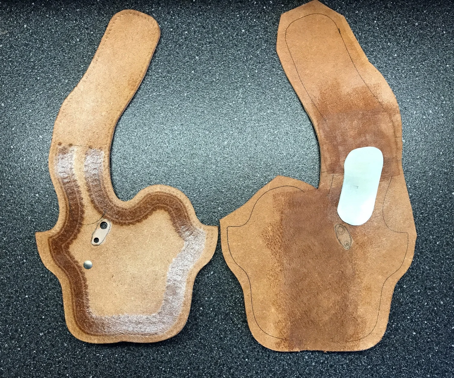 Glue Applied, Metal Insert in Place