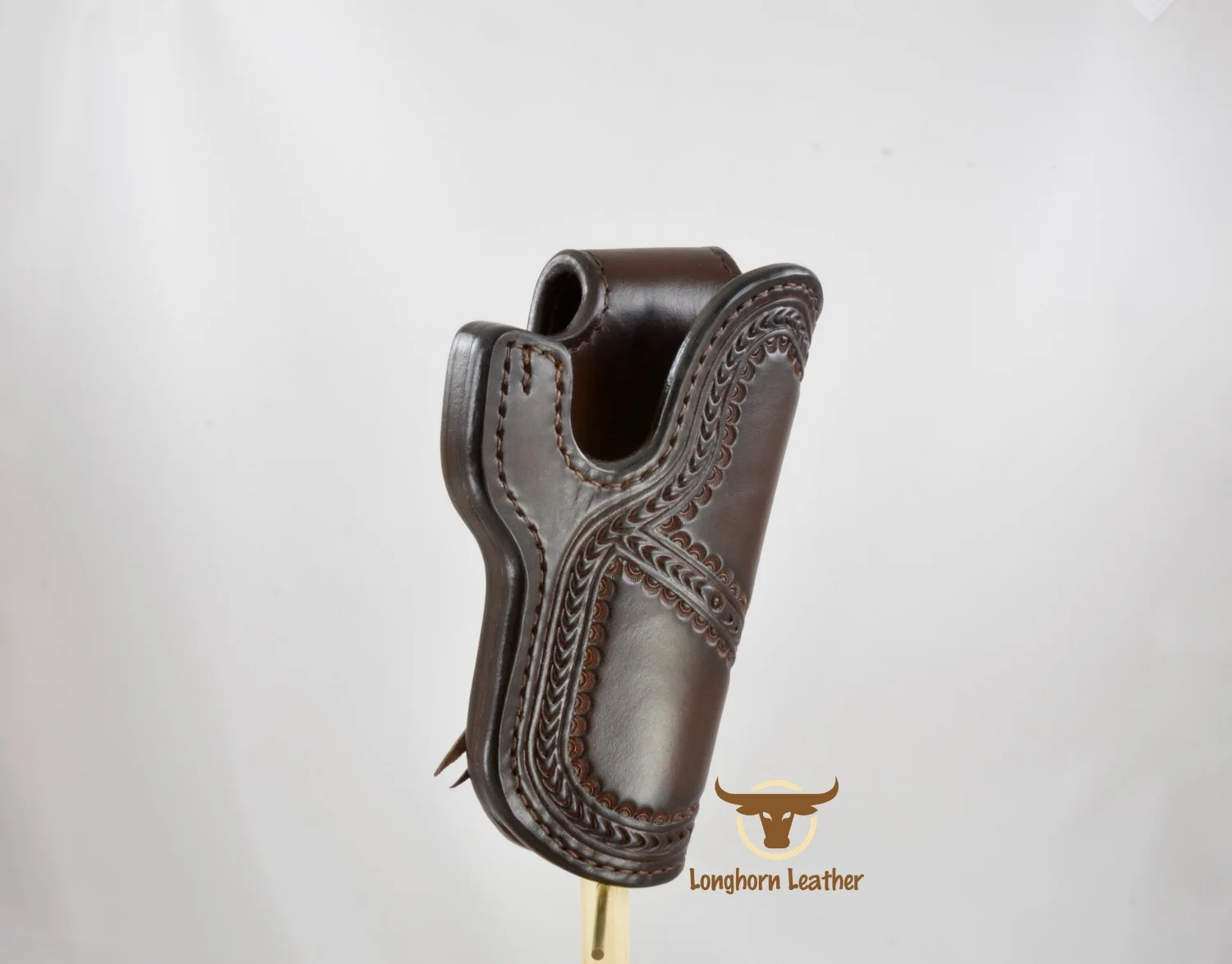 Longhorn Leather AZ - 1911 Holster featuring the %22Tonto%22 design in walnut 6.jpg
