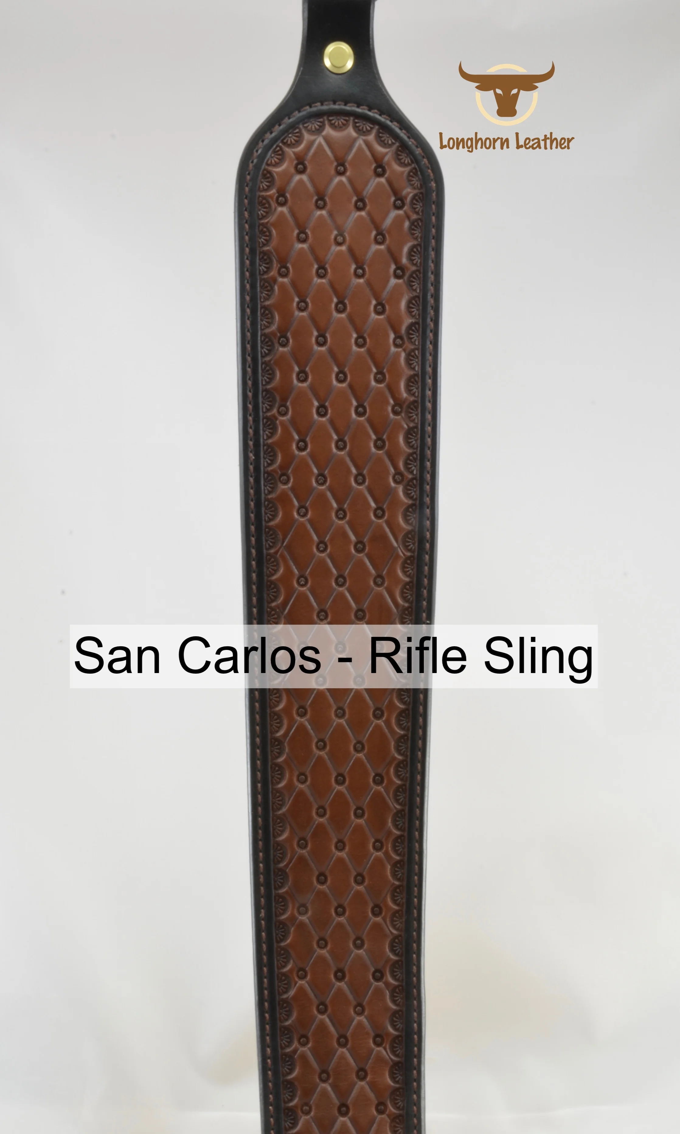 Longhorn Leather AZ - Rifle Sling featuring the %22San Carlos%22 design..jpg