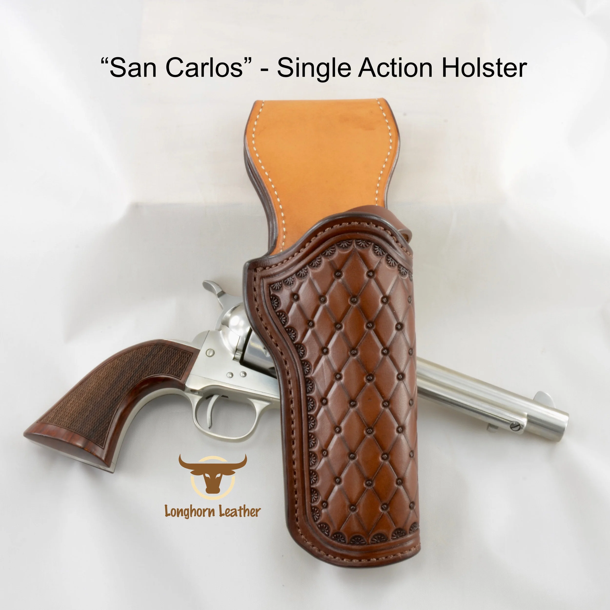Single Action holster featuring the "San Carlos" design.