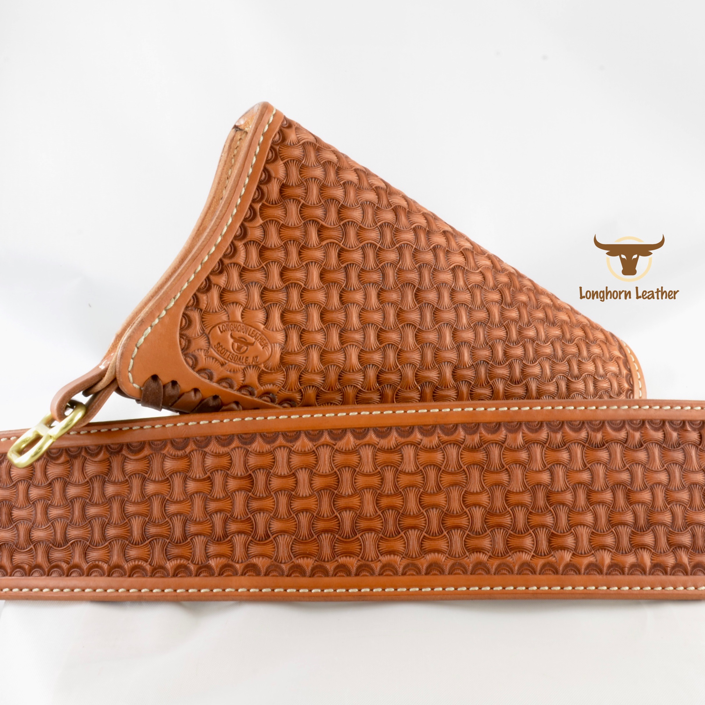 Gunstock Cover & Rifle Sling featuring the "Winslow" design.