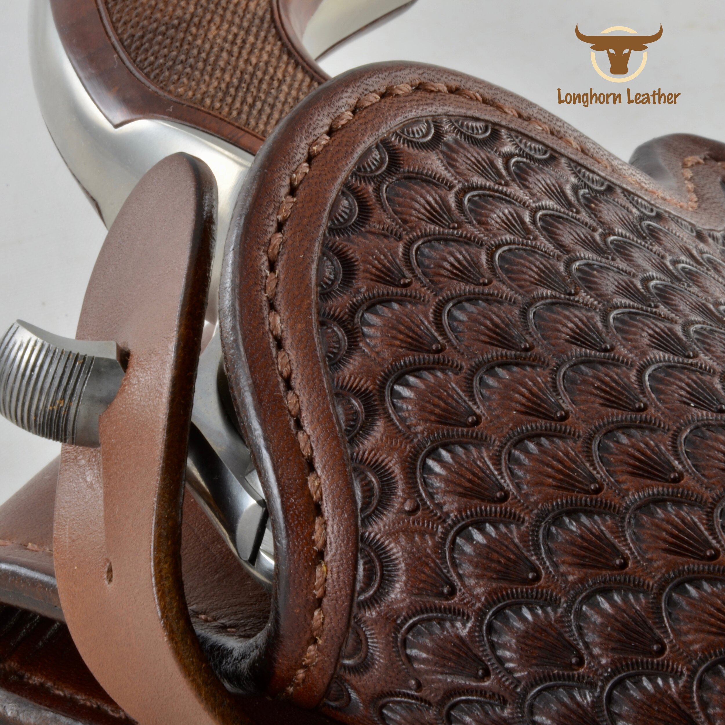 Longhorn Leather AZ-Custom Leather Single Action holster featuring the ...