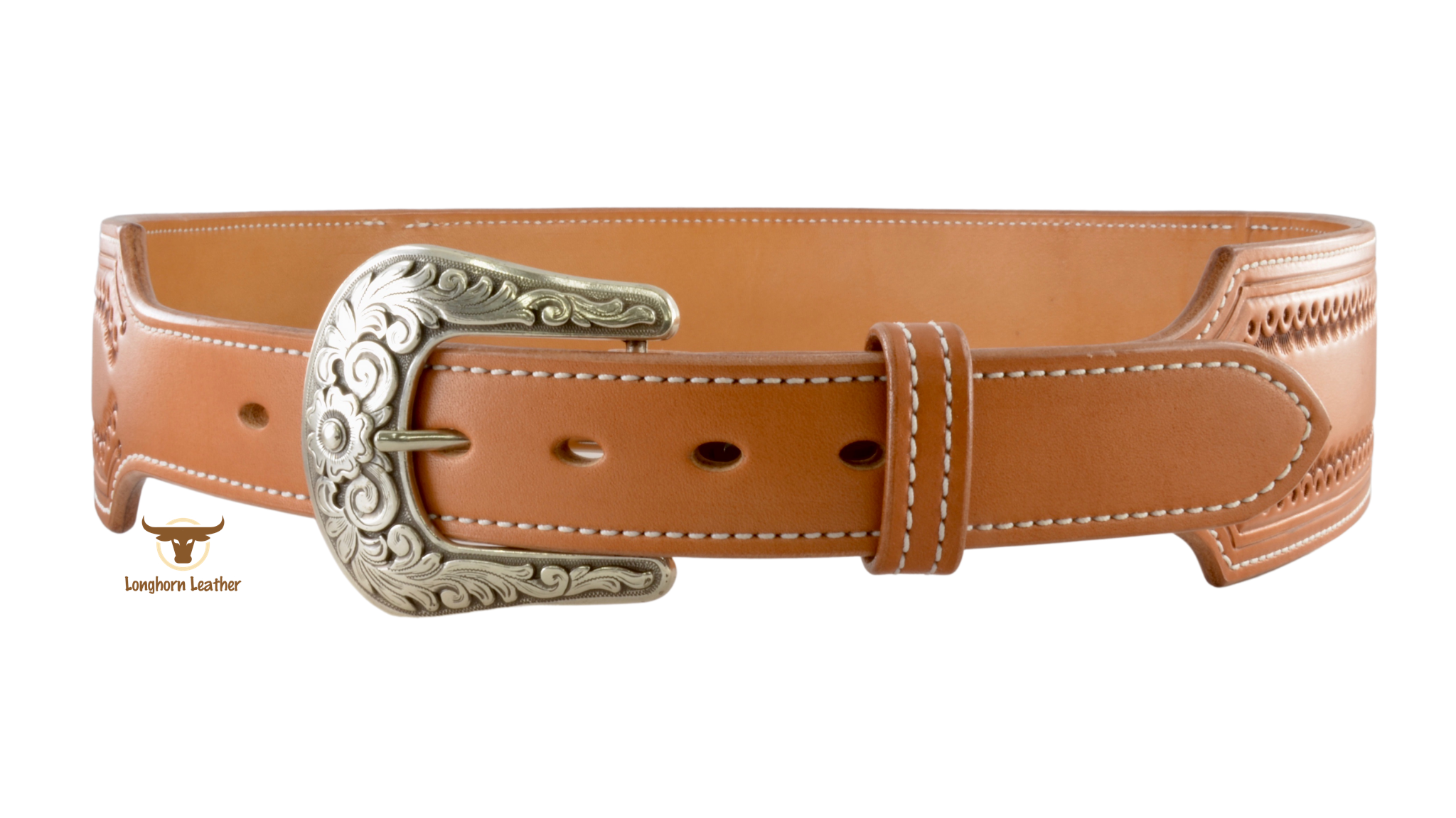 Longhorn Leather AZ-Custom leather cartridge belt featuring the ...