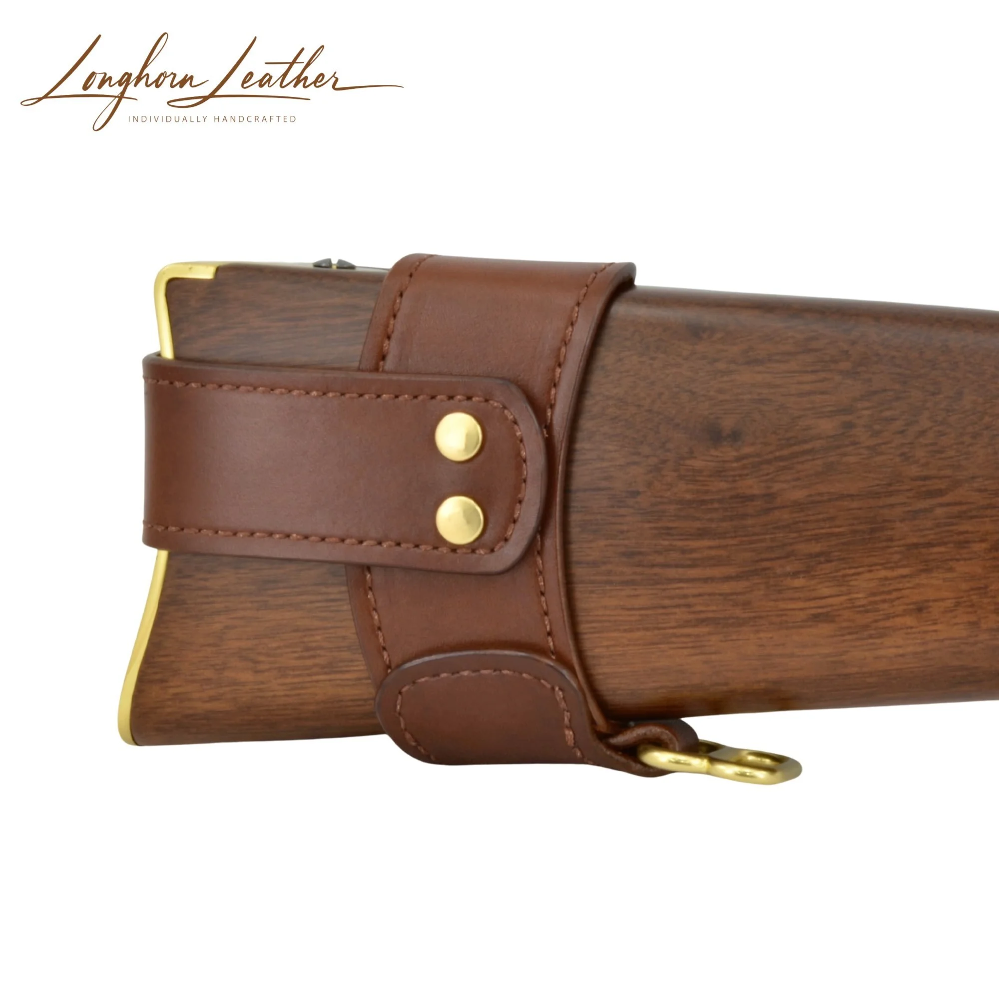 Custom leather Henry Rifle No Drill Stock Harness – Meticulously handcrafted in Scottsdale, Arizona by Longhorn Leather