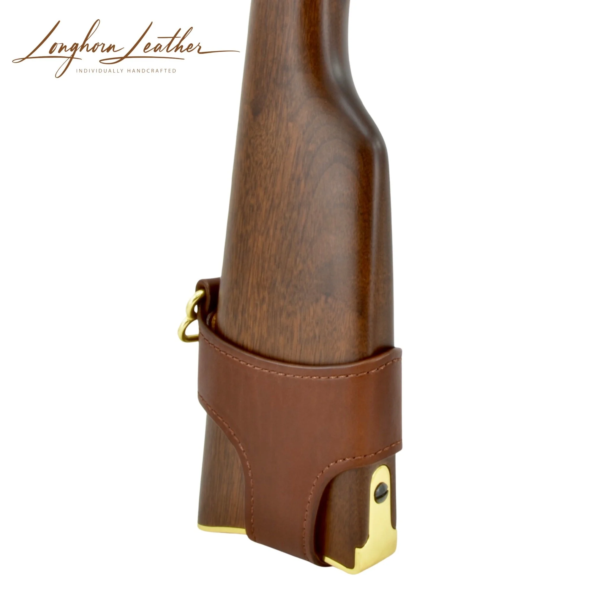 Custom leather Henry Rifle No Drill Stock Harness – Meticulously handcrafted in Scottsdale, Arizona by Longhorn Leather
