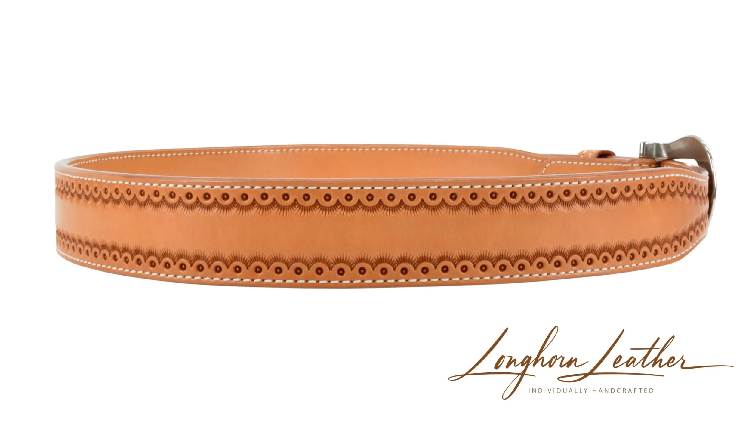 Custom leather gun belt, Cimarron design - Meticulously handcrafted by Longhorn Leather AZ, located in Scottsdale, Arizona (Copy) (Copy) (Copy)