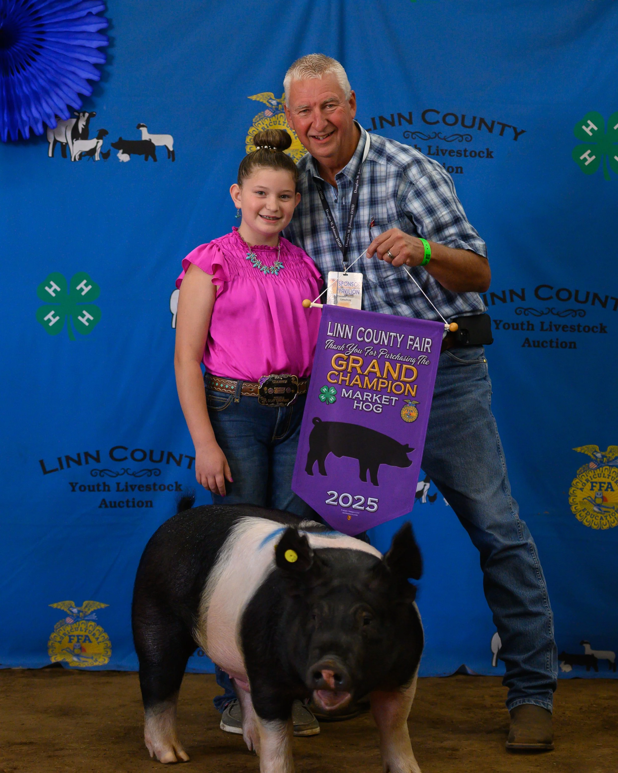 Champion Swine - Laredo Headley, Purchased by Cascade Timber Consulting