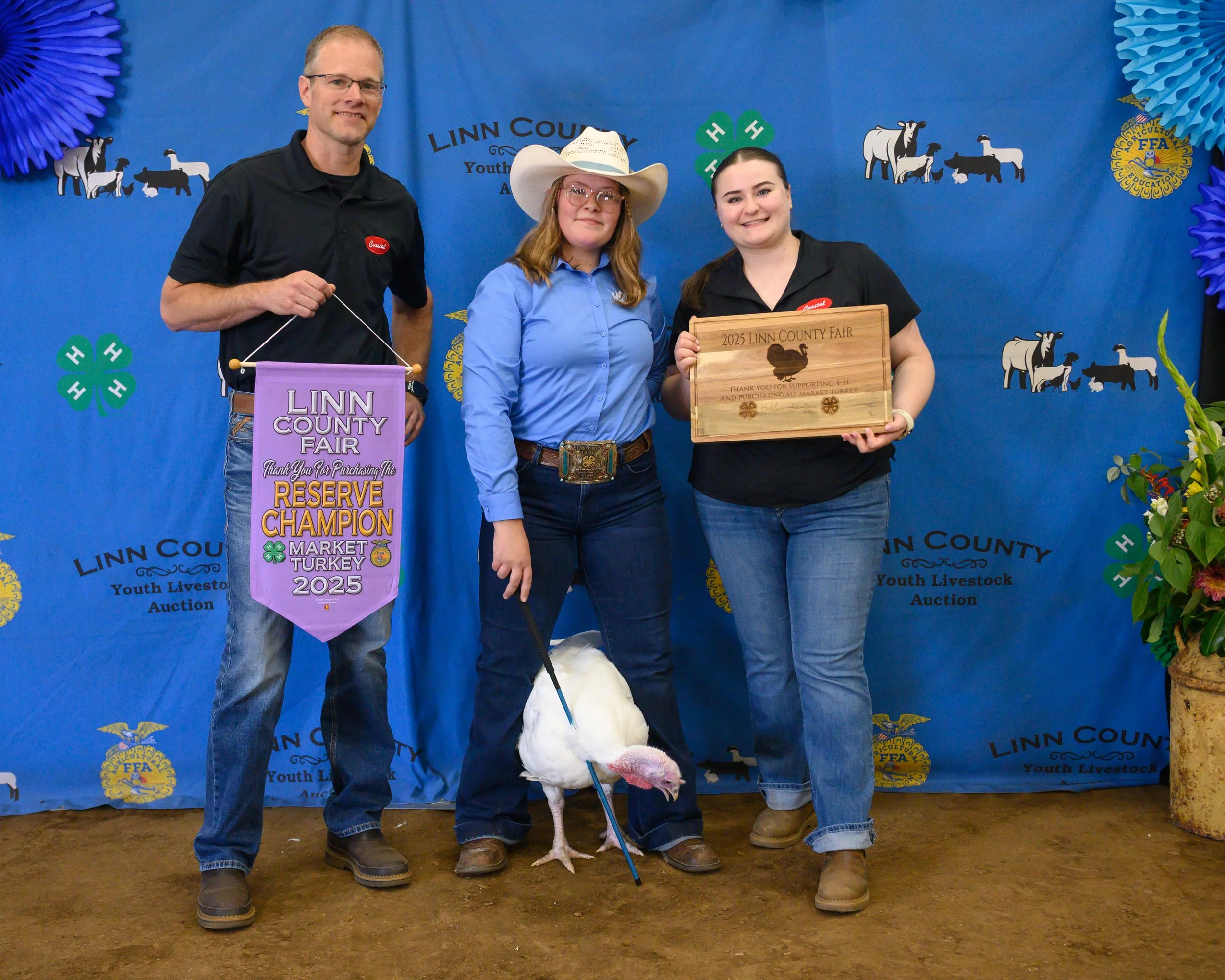 Reserve Champion Turkey - Madelynn Ankerstjerne, Purchased by Coastal Farm