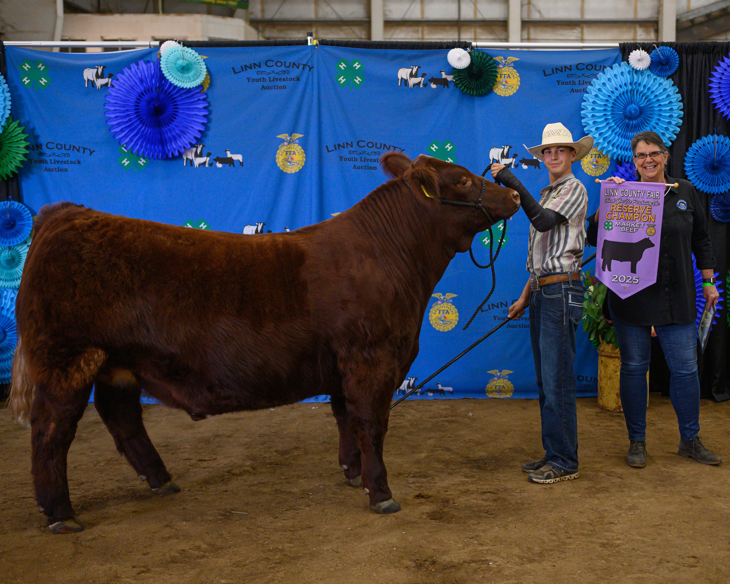 Reserve Champion Beef - Lane Murray, Purchased by Stahlbush Island Farms