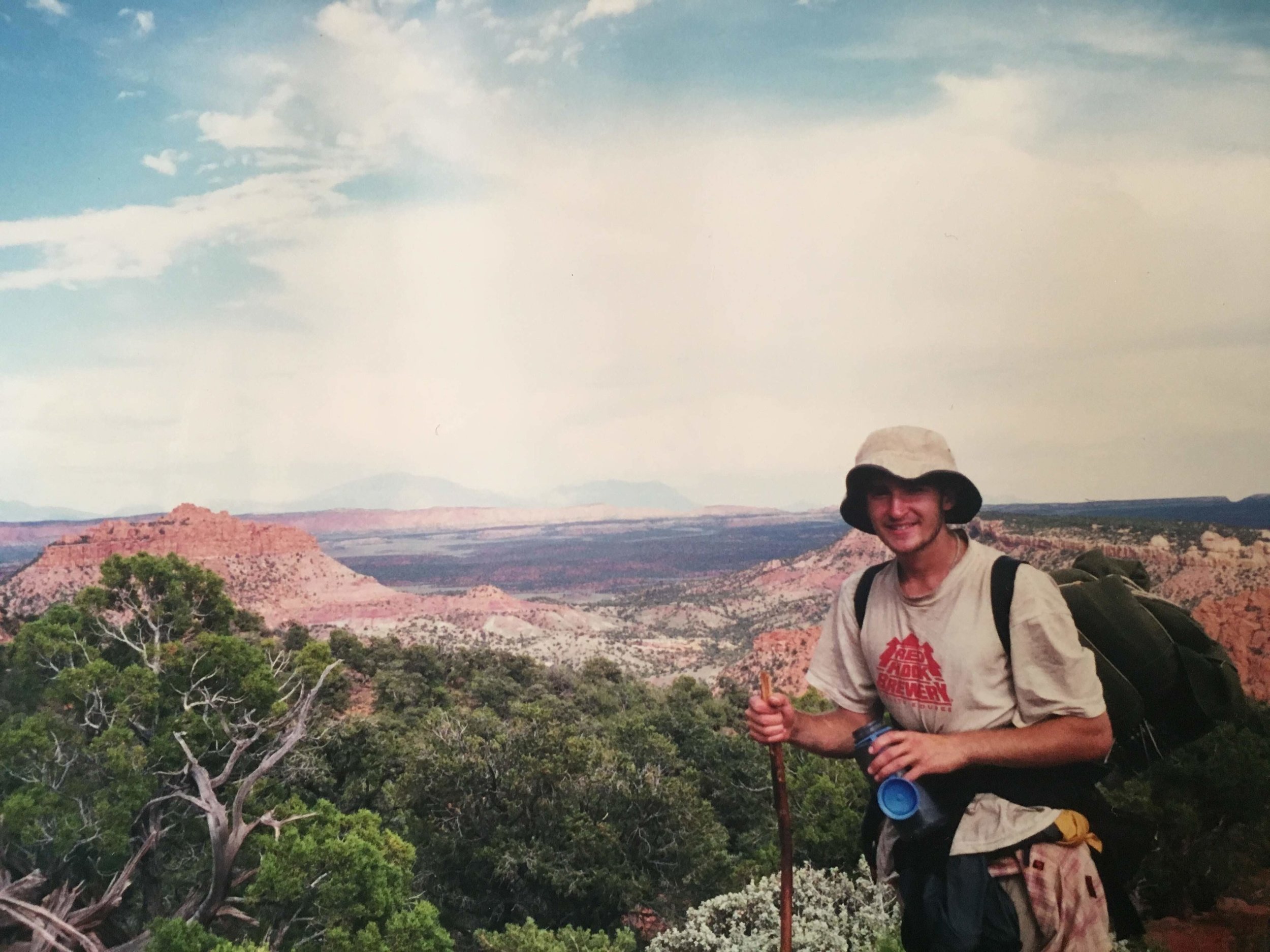 View of the Utah desert.