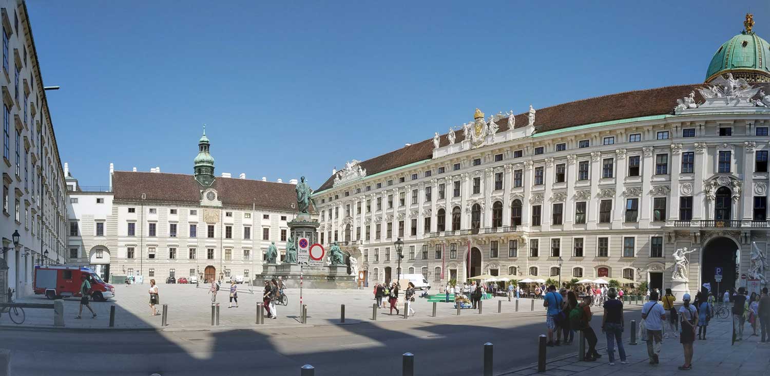 This is just one small section of the Habsburg's winter palace, which has numerous enormous wings.