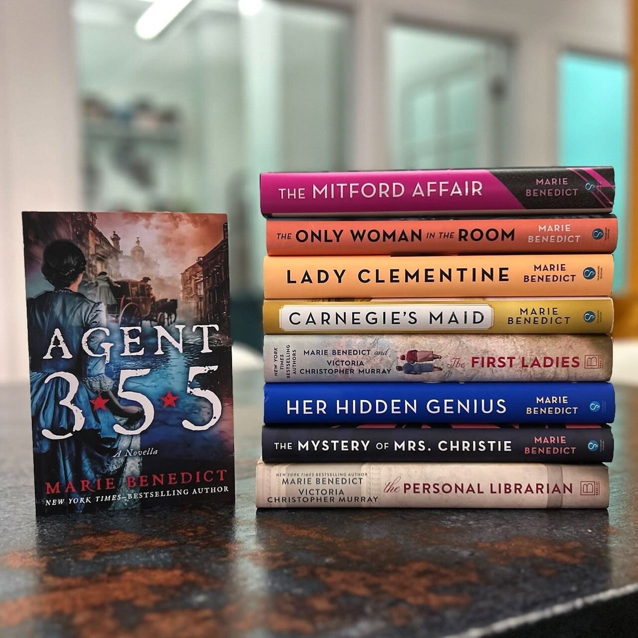 How could we celebrate Women&rsquo;s History Month without showcasing our very own @authormariebenedict? In every novel, Marie Benedict explores a fascinating, often-overlooked woman who has made an incredible impact on the world: Mileva Maric, Hedy 