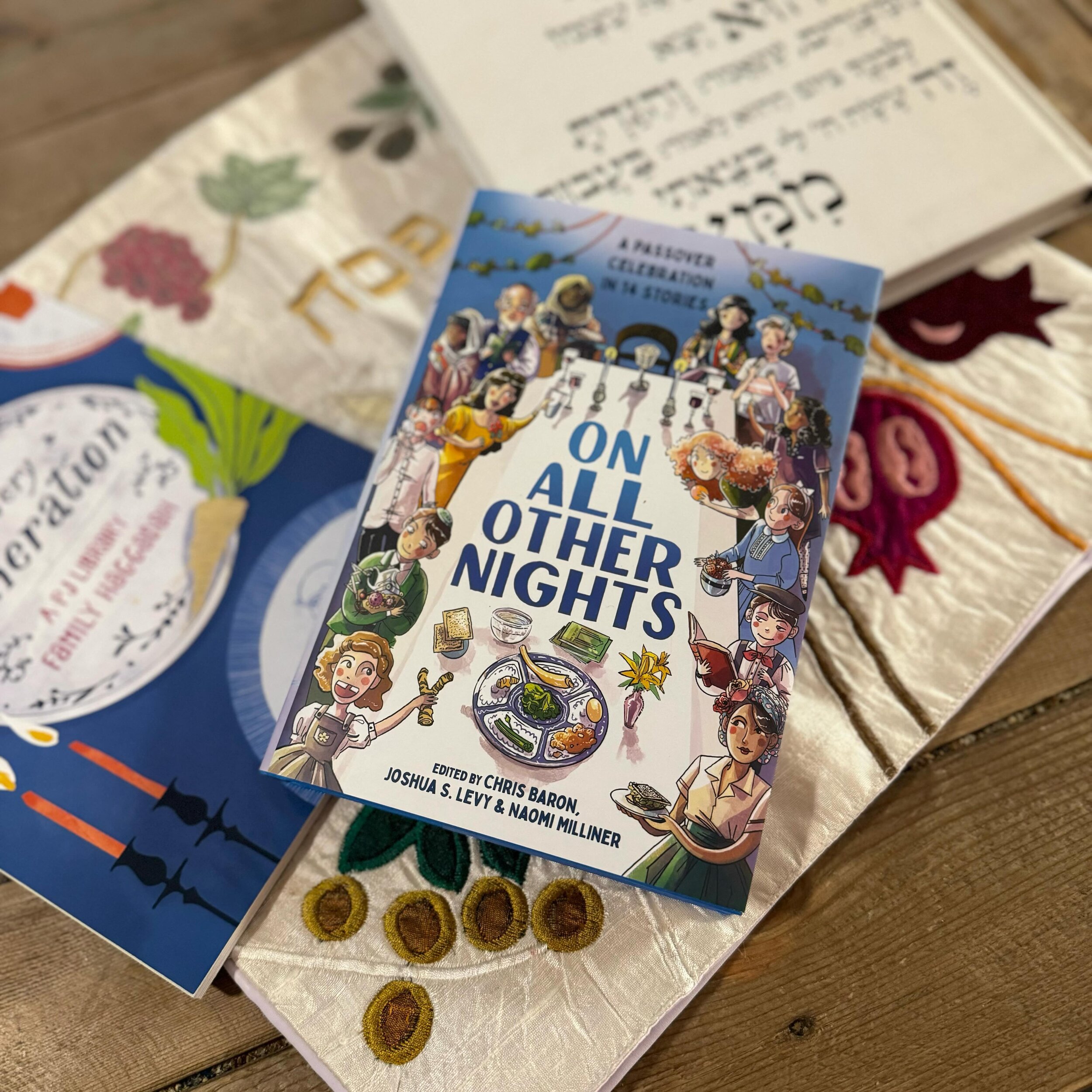 ON ALL OTHER NIGHTS: A Passover Celebration in 14 Stories is on sale today! Each story aligns with a stage of the Passover Seder. It&rsquo;s a beautiful collection of work from phenomenal Jewish kidlit authors. We hope it adds to your family&rsquo;s 