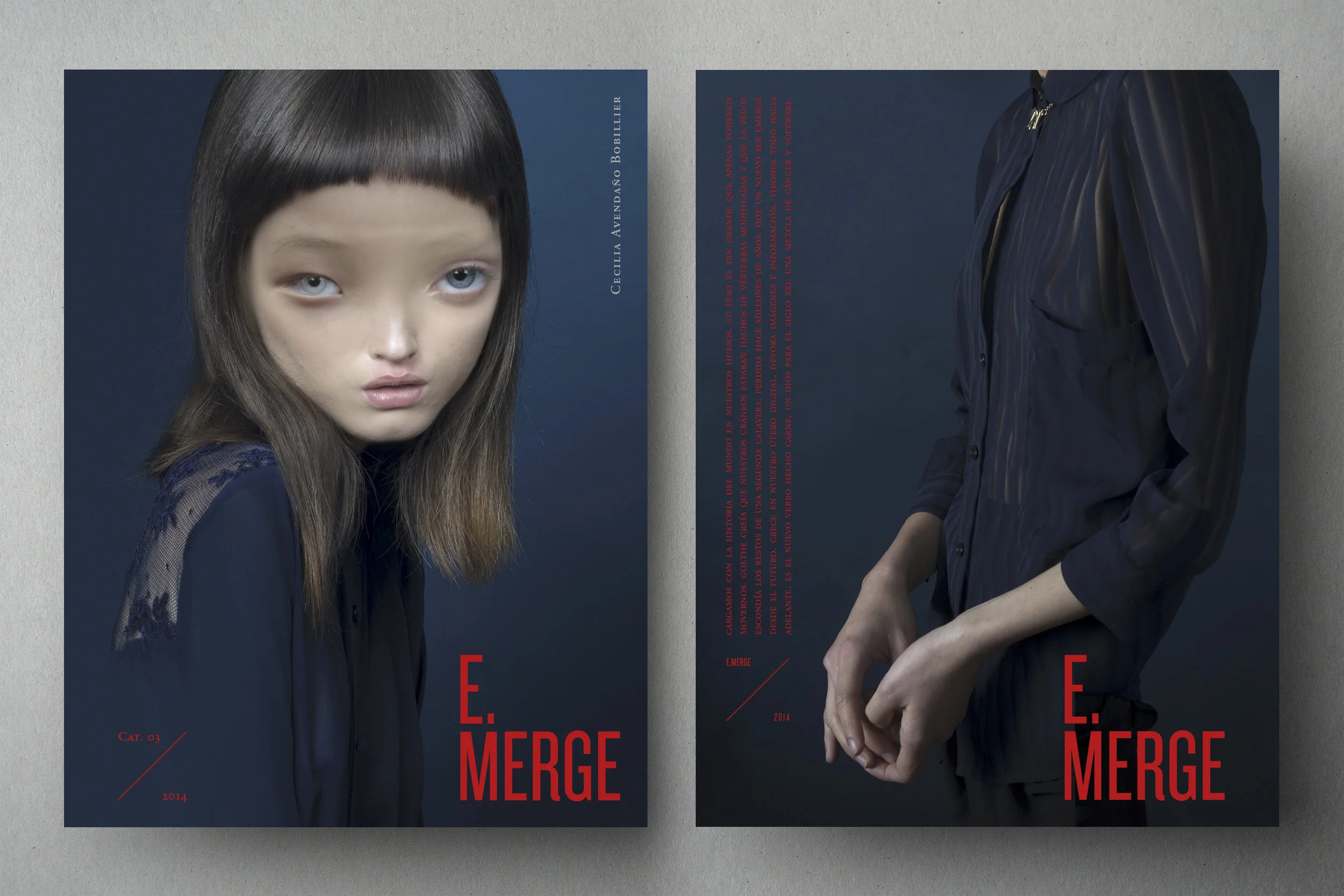 e.merge / cecilia avendaño catalog / b-side cover