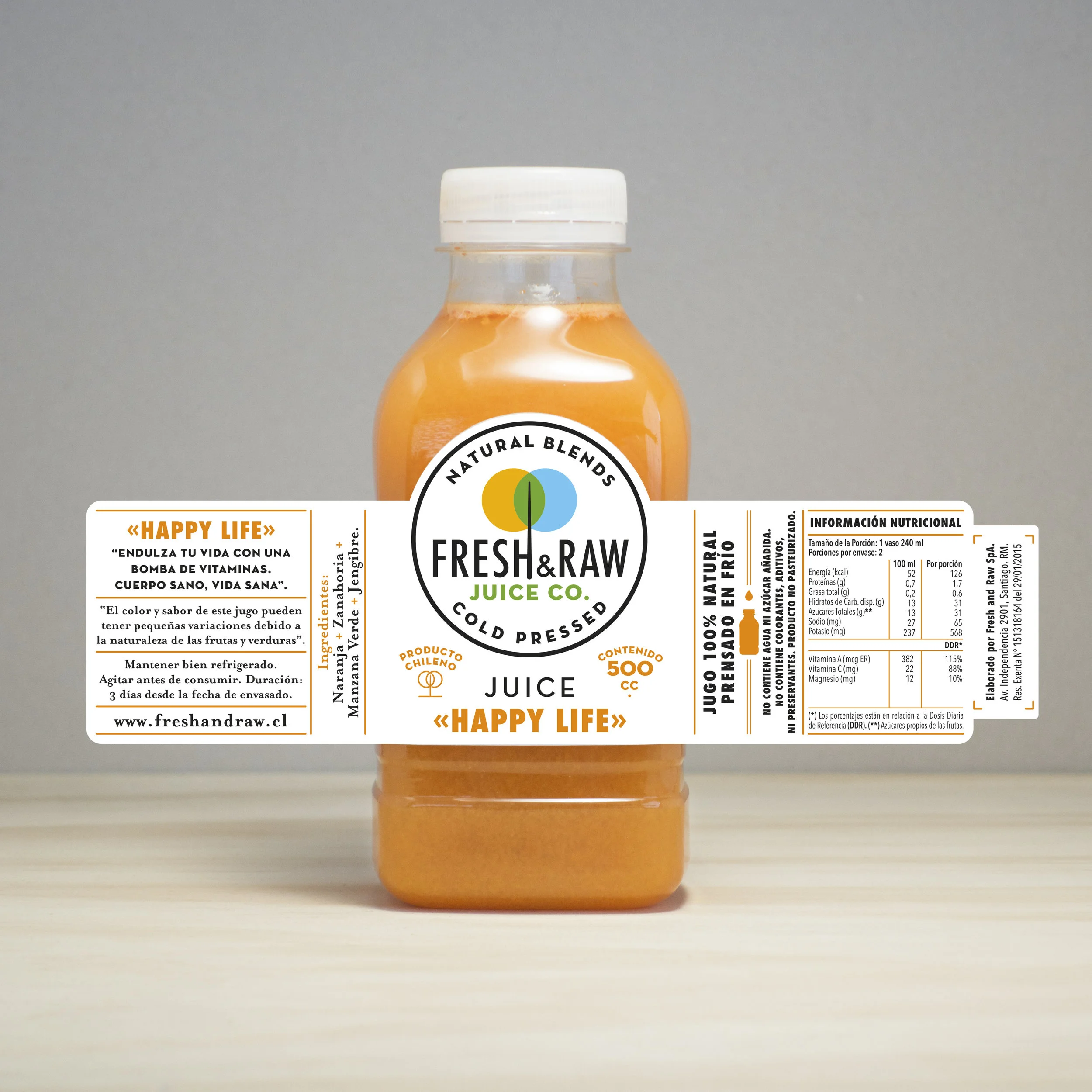 fresh & raw / identity / packaging