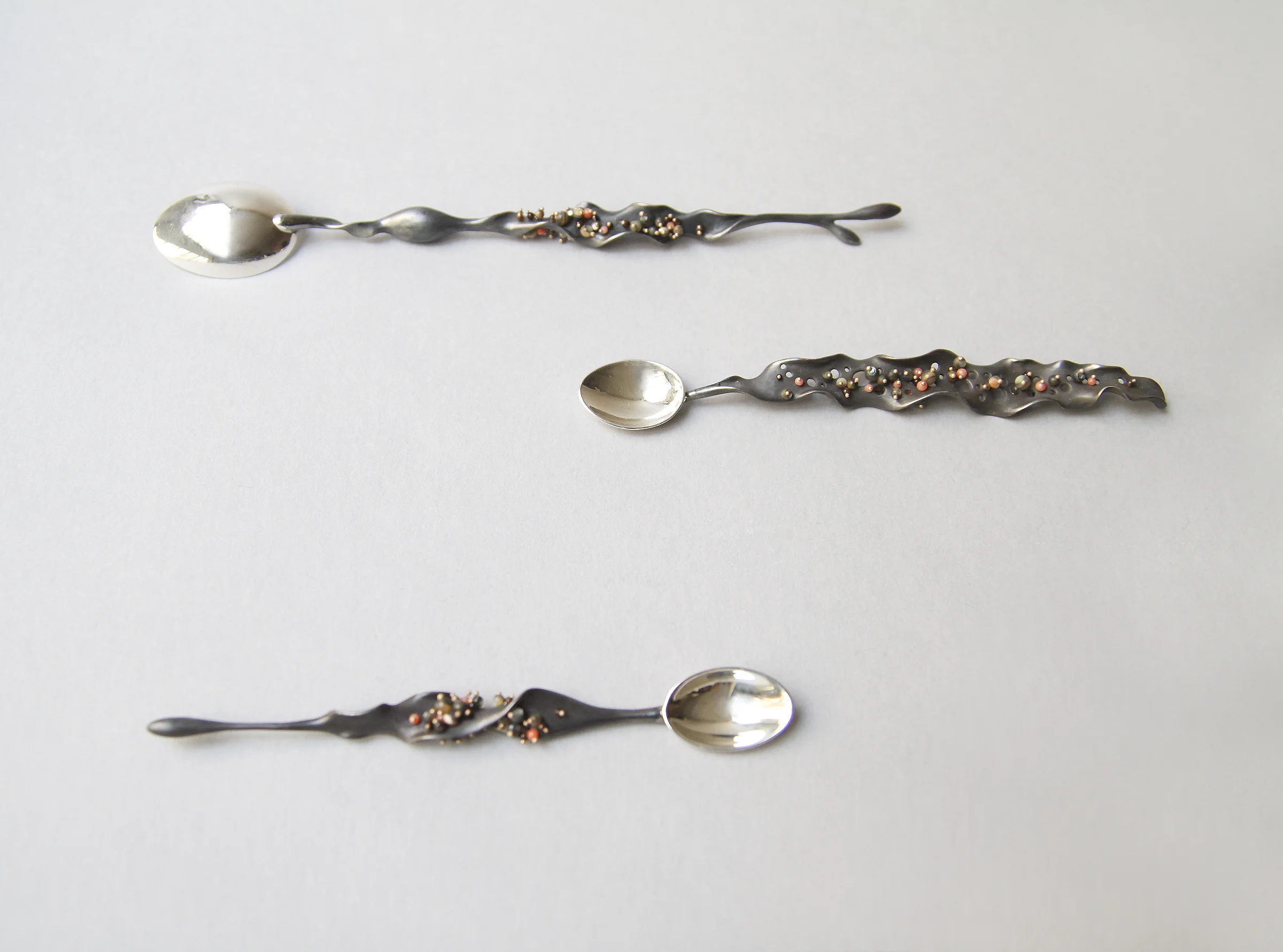 Seaweed Spoons Silver
