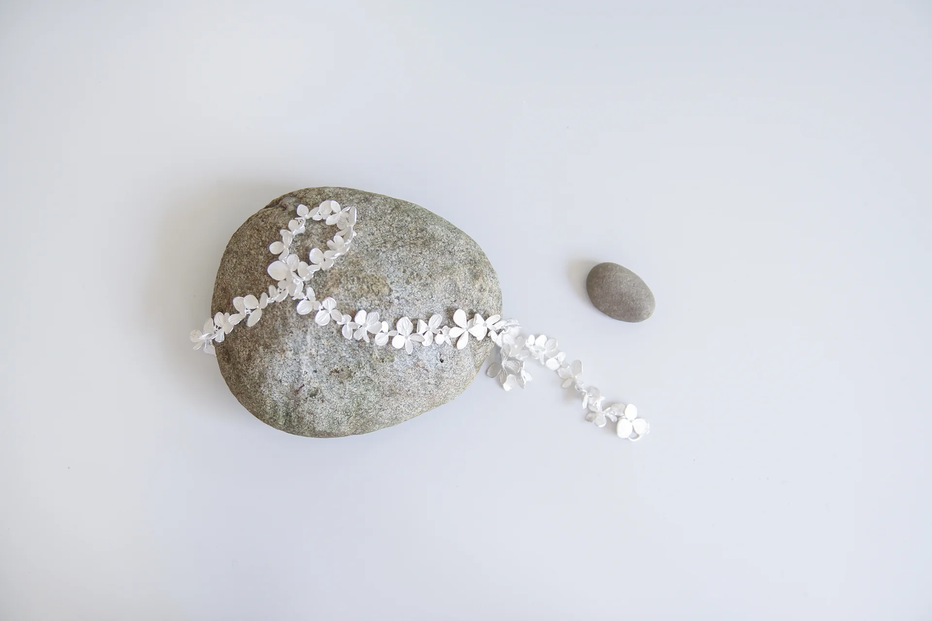 Sterling Silver Flower Necklace