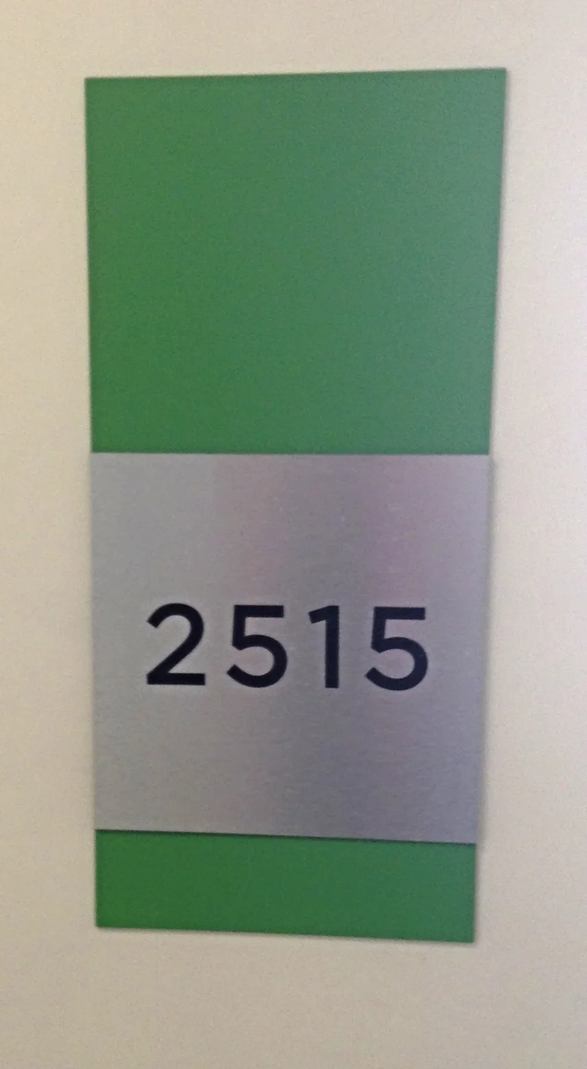 Patient room number