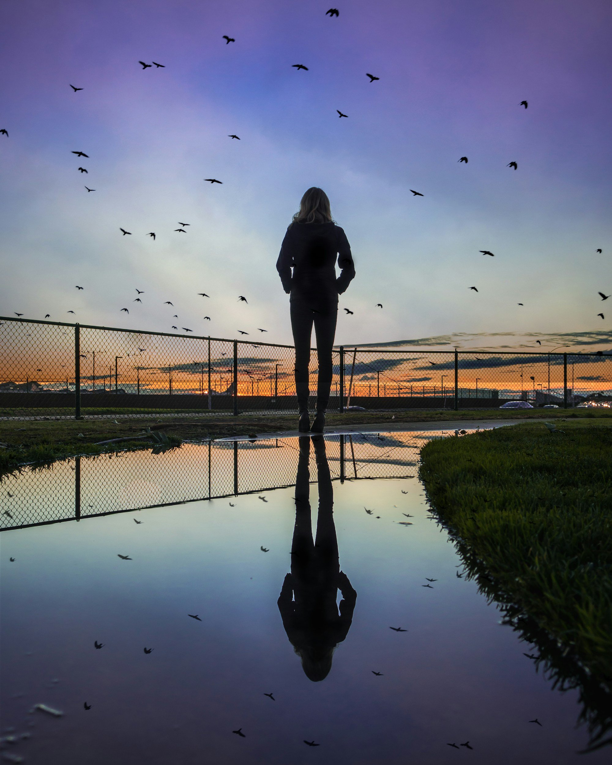 Reflection and healing rather than sadness.