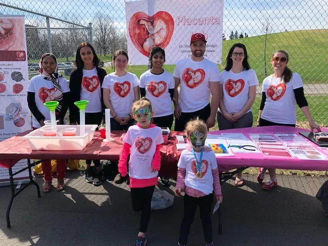 The Placenta Lab at the annual PE Promise Walk at Terry Fox Athletic Facility.