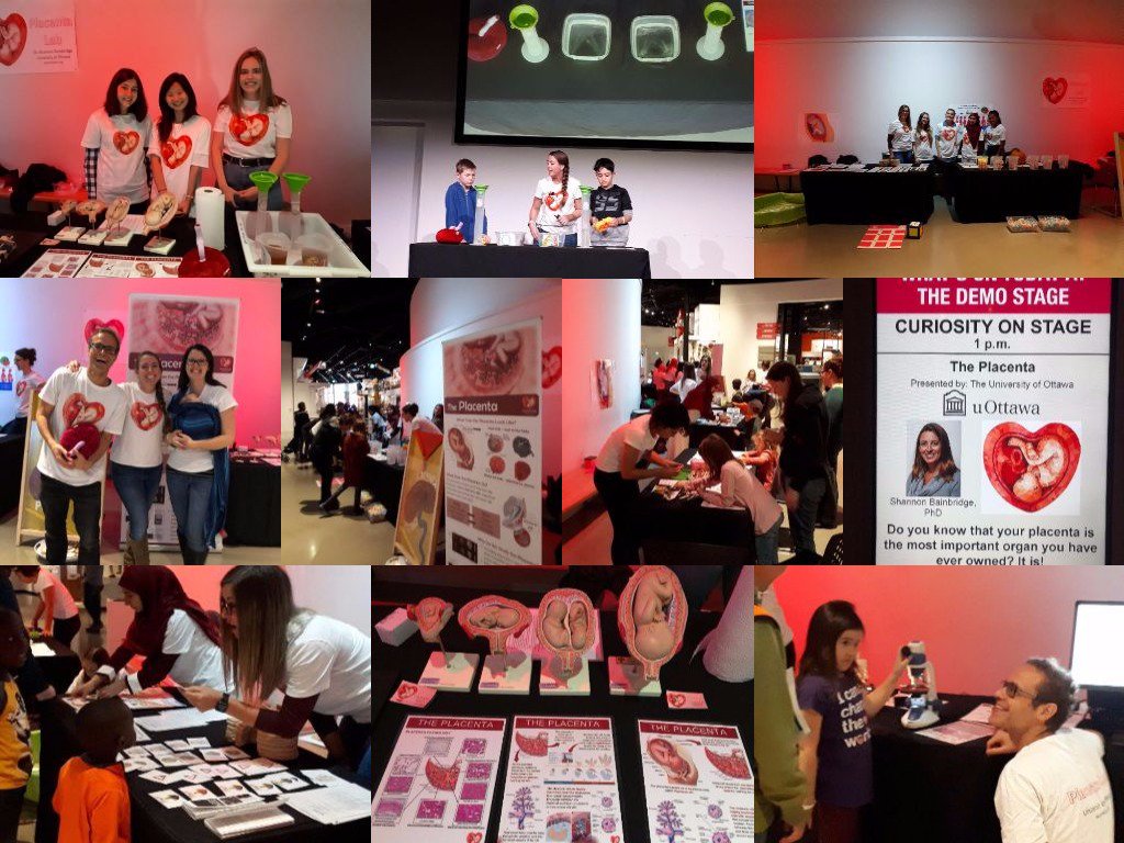 Sharing #placentalove at the Science and Tech Museum.