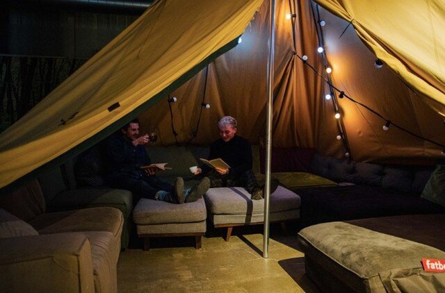 If you find us in the teepee, please DND! #Amsterdam #EcomamaHotel