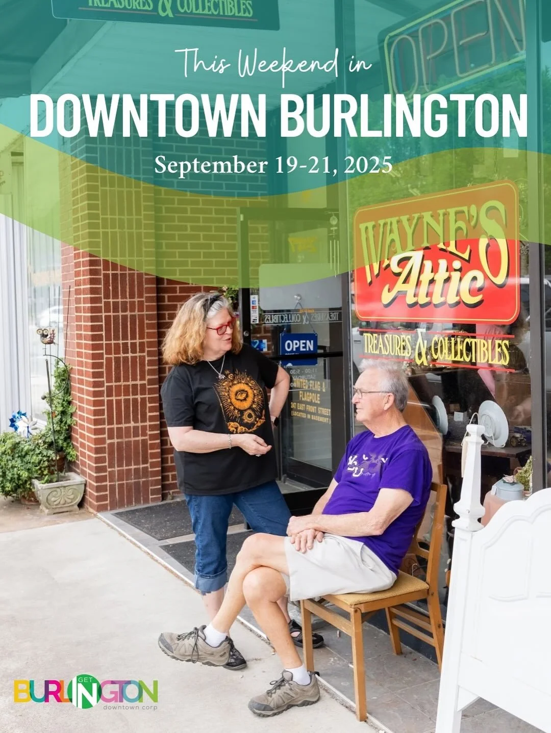 Start your weekend on the right note 🎵 Find your rhythm in the heart of Downtown 💚

#DowntownBurlingtonNC #LiveMusic #LoveWhereYouLive #SupportLocal