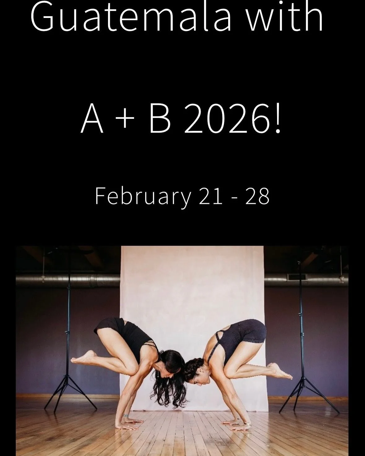 Only 3 Spots Left &mdash; Guatemala 2026!

Join me + @bpiacenti for a one-of-a-kind retreat through my beautiful home country: Guatemala, Feb 21&ndash;28.

We&rsquo;ll spend 4 days lakeside at magical Lake Atitl&aacute;n and 4 days exploring the cobb