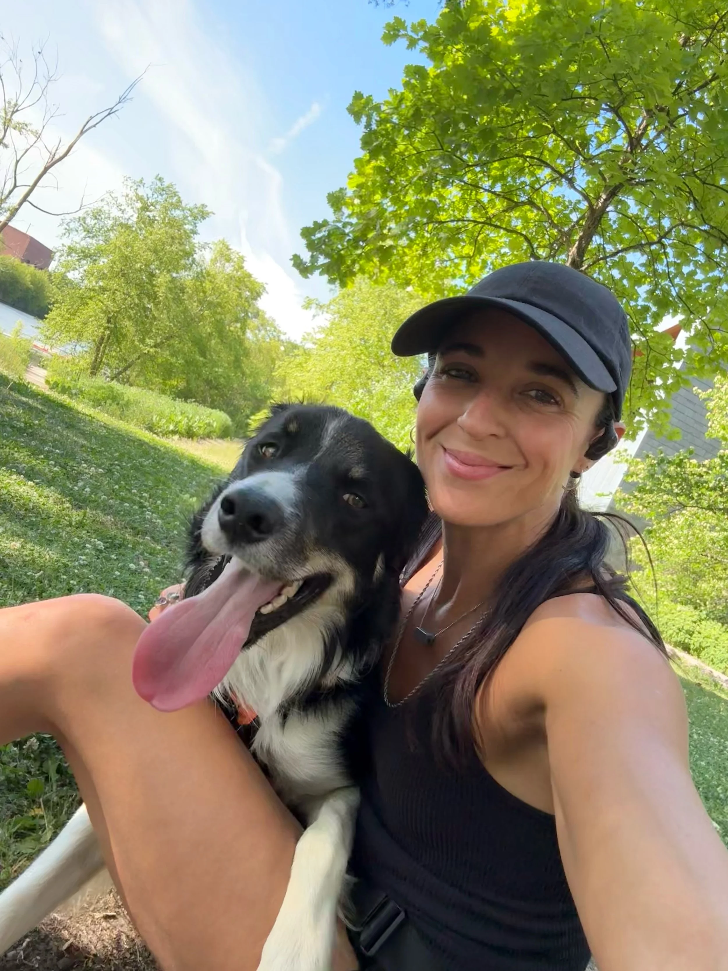 Hands down, my favorite walking companion. 🐾