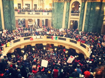 Tens of Thousands Rally at the State Capitol Considered the largest state protest since Act 10 of 2011, tens of thousands of Latinos, immigrants and pro-immigration supporters from around the state packed the Capitol Thursday morning against what some describe as state anti-immigration legislation... Continue reading