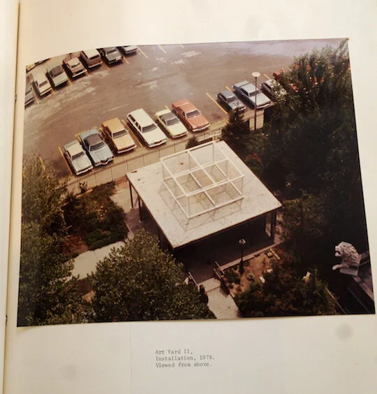Stanley Lindwasser Sculpture Installation With Rope For Artyard II At Brooklyn Museum