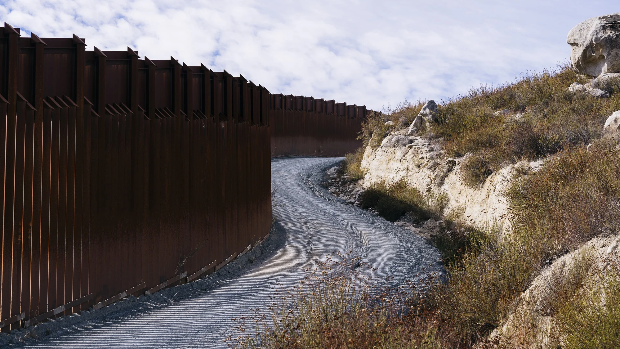 IMAGE CAPTION: Border fence between the United Mexican States and the United States of America in Campo, California. There are nearly 700 miles of border fence already built along the 1,954 mile border between the two countries.