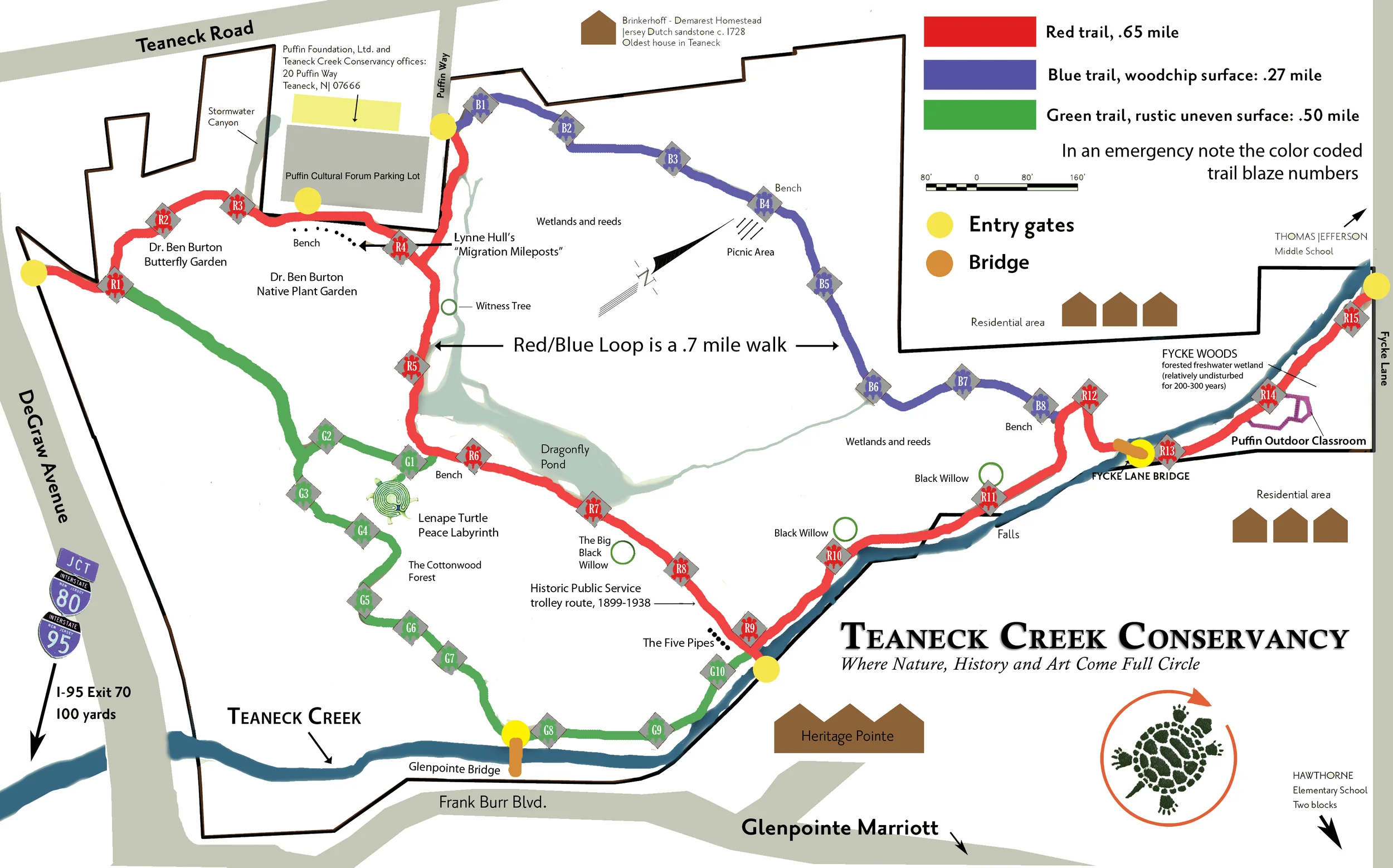 Click the trail map to enlarge. Click here to download the trail map.